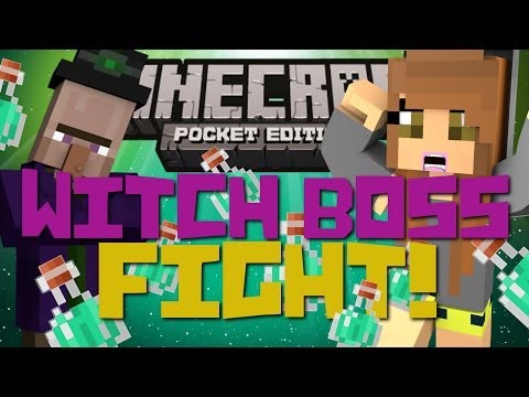 Witch Boss Fight | Minecraft Pocket Edition