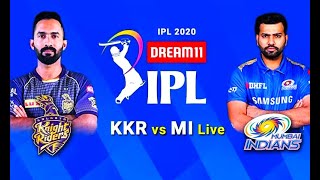 LIVE Cricket Scorecard KKR vs MI | IPL 2020  5th Match | Kolkata Knight Riders Vs Mumbai Indians