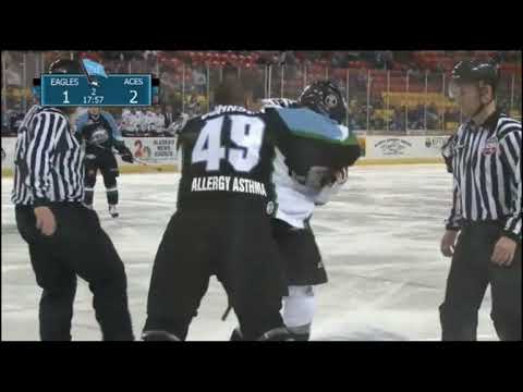 ECHL Teigan Zahn vs Justin Johnson 3/11/15