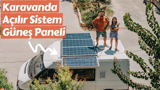 We Doubled Our Electricity in Our Caravan! New Solar Panel System - Trail of Us Van Life