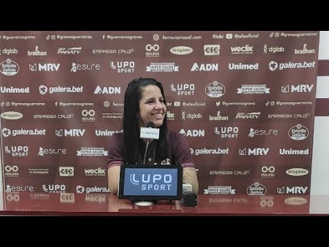 Coletiva com a zagueira Luana - AFE X BAHIA - 02/04/2023!