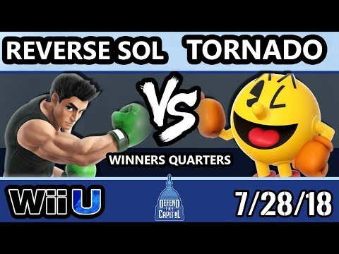DTC 2 Smash 4 - Reverse Sol (Little Mac) Vs. Tornado (Pacman) - Wii U Winners Quarters