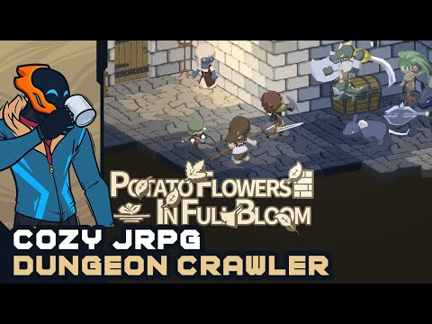 Cozy JRPG Dungeon Crawler - Potato Flowers In Full Bloom