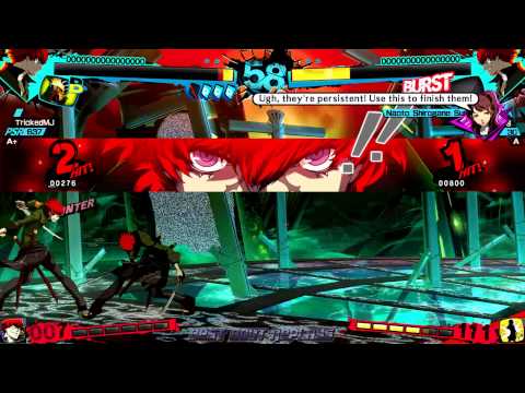 "Best Bout Replays"  P4AU - TrickedMJ vs M15TrT34b4g  (1080p HD 60fps)