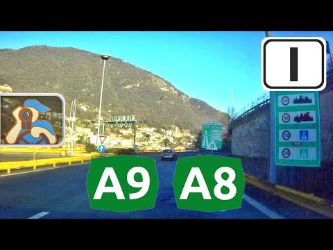 Italia. A9, A8. [ Svizzera - Malpensa ]