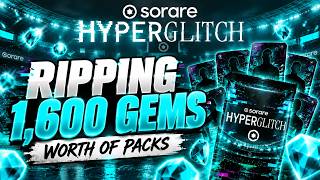 Sorare Hyperglitch - Ripping 1,600 Gems Worth of Packs