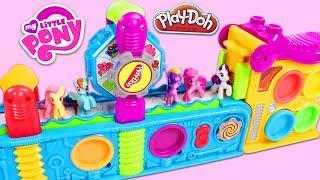 My Little Pony Friends Visit Magic Play Doh Mega Fun Factory Playset!