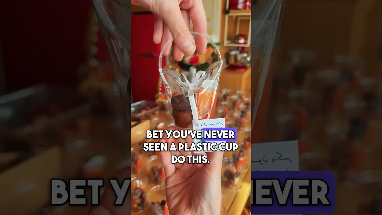 This plastic cup just turned luxury #Upcycle #GiftIdea #Shorts