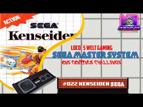 22. Kenseiden - Sega Master System One Continue Challenge