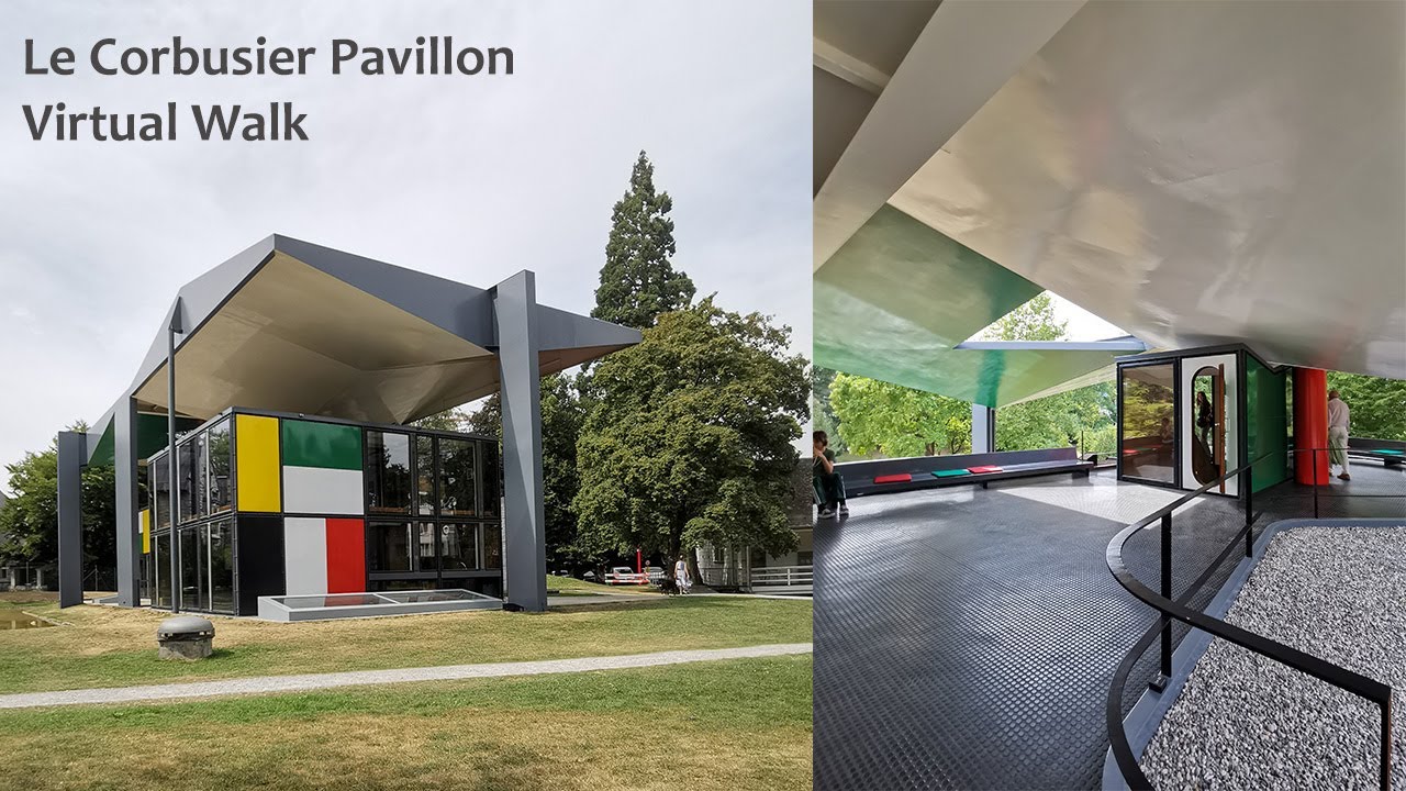 Discover a harmonious blend of bold colors and innovative design at this iconic pavilion.