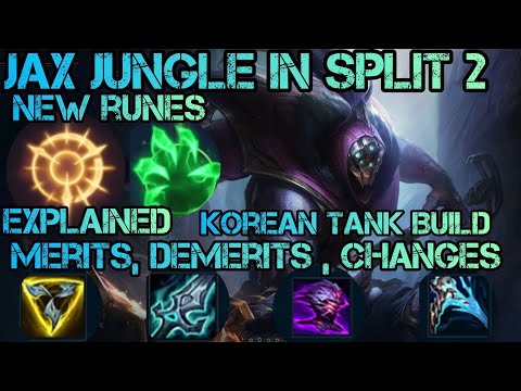 How to Play New Jax Jungle In split 2 - League of legends (Changes explained)