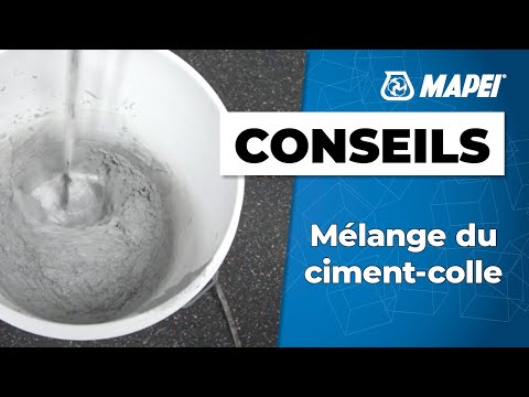 Conseils techniques sur le mélange du ciment-colle