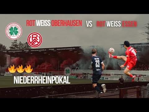 Lower Rhine Cup Derby 🔥 RWO Triumphs 🔥 Rot Weiss Oberhausen vs Rot Weiss Essen Stadium Vlog 🏟️