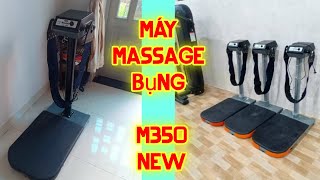 máy massage bụng đứng đầu đen M350new