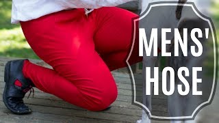 Medieval Mens' Stirrup Hose Sewing Tutorial!