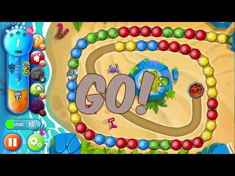 Woka Woka Marble Shooter level 11-15 - Game mini