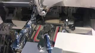 Швейный автомат для настрачивания кармана с клапаном video