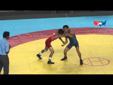 Cadet World GR - Maksatbekov (KGZ) dec. Olivas (USA), 42 kg