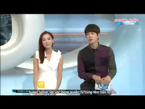 VIETSUB 120726 Super Junior Mnet Wide Open Studio  Part 1