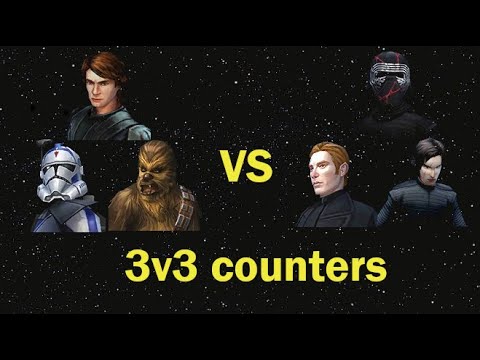 3v3 - How to counter SLKR full FO lineup with GAS Fives Chewie - Mods included in video