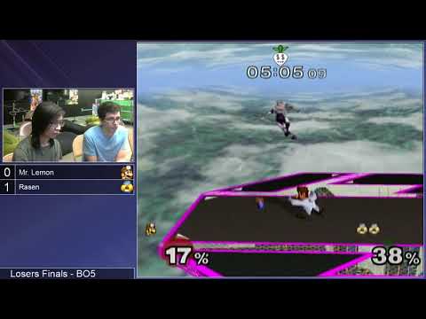 SG 20.7 SSBM - Mr. Lemon (Dr. Mario) vs. Rasen (Sheik) - Melee LF