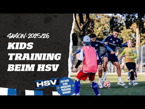 KIDS-TRAINING BEIM HSV | Fußball, Spaß & Training mit den Profis