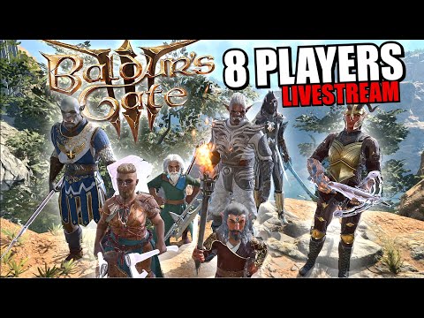 🔴 Baldur's Gate 3 - 8 Player Permadeath