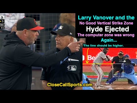E140 - Brandon Hyde Ejected Arguing Larry Vanover Strike Zone That Computer Graphic Was Wrong About