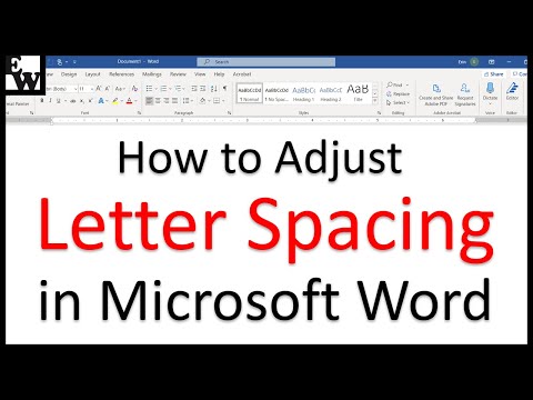 How to Adjust Letter Spacing in Microsoft Word (PC & Mac)