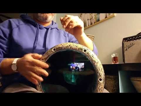 Darbuka doumbek, 9"/23cm gawherat el fan, remo mist skin-improvising,antreman
