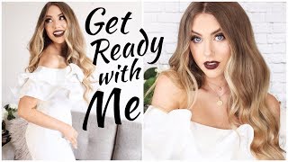 GET READY WITH ME - Makeup, Hair & Outfit for a Night Out! + BOOHOO HAUL