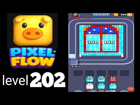Pixel Flow Level 202 Walkthrough
