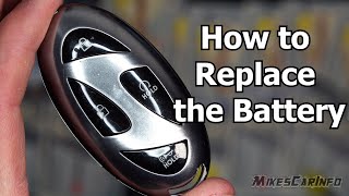 👉Hyundai Key Fob: How to Replace the Battery