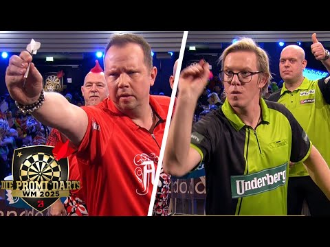 Wolff Fuss macht die 130!!🎯 Simon Gosejohann & M. v. Gerwen vs. W. Fuss & P. Wright