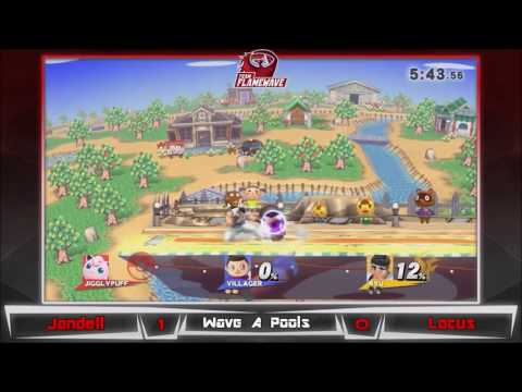 Team Flamewave: One Year Anniversary - Jandell (Villager) vs  Locus (Ryu) Wave A Pools