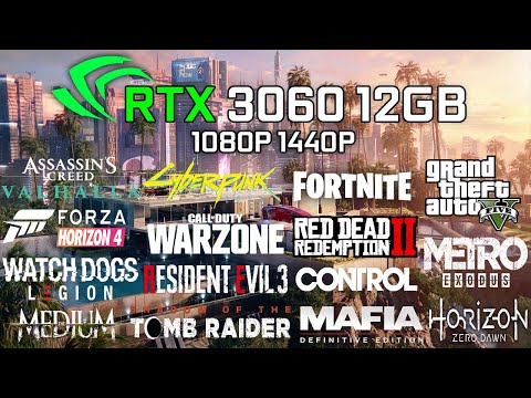GeForce RTX 3060 12GB Test in 20 Games 1080p and 1440p (Ryzen 5 3600)