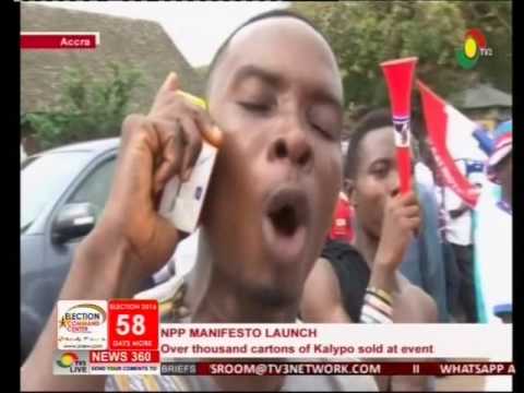 Kalyppo business booms @ NPP 2016 manifesto launch - 9/10/2016