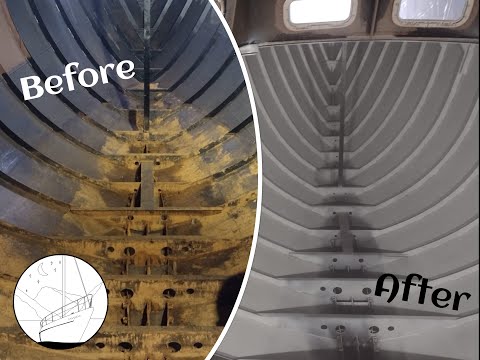 De-rusting our steel sail yacht! Sailing Vessel Morpheus #3