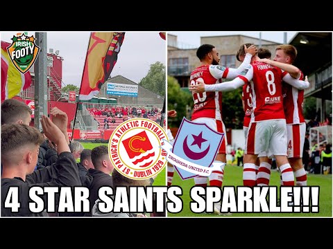 St Patricks Athletic 4-1 Drogheda United | MATCHDAY VLOG FROM RICHMOND PARK 🇮🇪⚽️