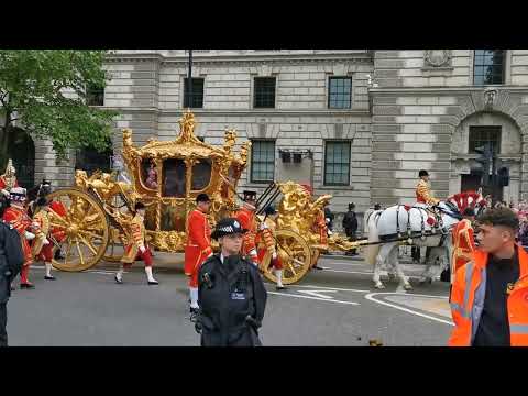 Gold State Coach - Queen's Platinum Jubilee Final Day 05/06/22