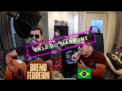 GRAVANDO NA CASA DO MARRONE DA DUPLA BRUNO E MARRONE