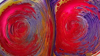 It All Has to Go! Emptying Out My Pour Paints with Spectacular Results! -“Red Dawn”