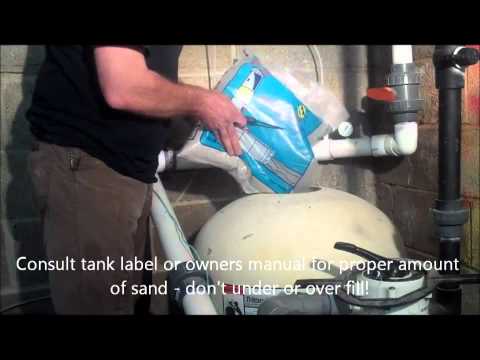 POOLCENTER com How to change pool filter sand