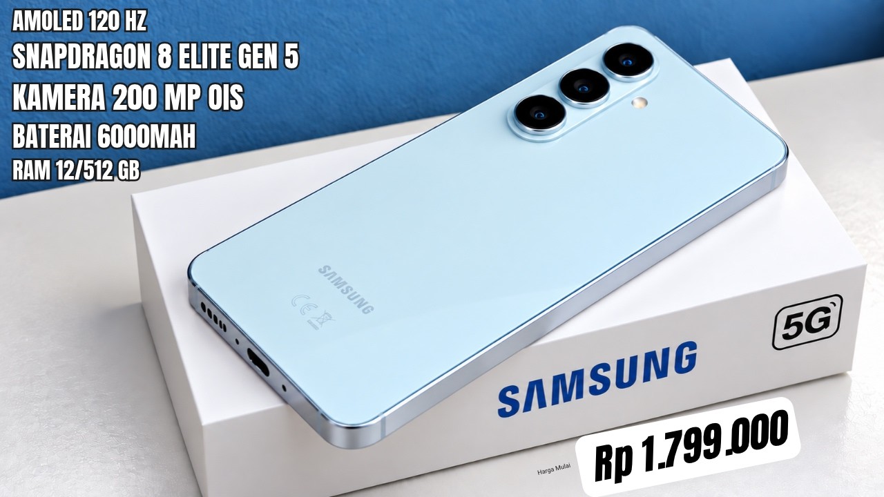 BARU RILIS‼️6000mAh + RAM 12/512GB | HP SAMSUNG TERBARU DAN TERBAIK AKHIR TAHUN 2026