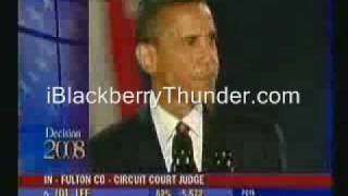 Barack Obama Wins - Full Victory Speech PT 1 - Obama Acceptance Speech November 4th 2008