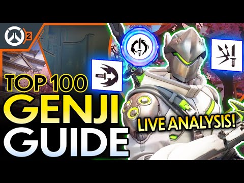 TOP 100 OVERWATCH 2 GENJI GUIDE - HOW TO PLAY GENJI + ABILITIES