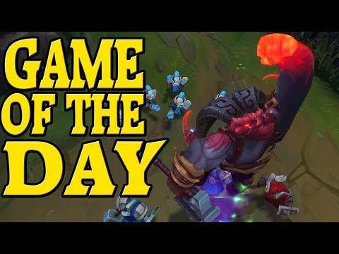Ornn vs Nasus S8 - Top - Battle Of The Gods (Game Of The Day) - League Of Legends