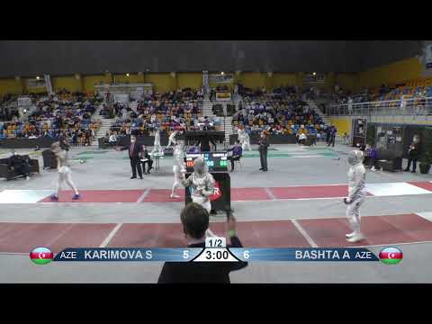 2022 152 T64 29 F S Individual Orleans FRA GP RED BASHTA AZE vs KARIMOVA AZE