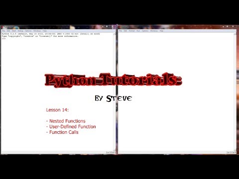 Python Tutorial V3 2 5 Lesson 14 Nested Functions