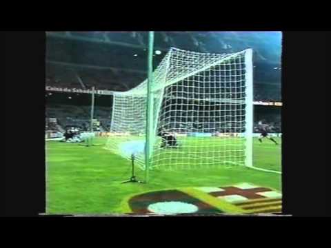 Resumen F.C.Barcelona 0 - R.S.Gimnástica 0, Camp Nou, Copa del Rey 2000-01.